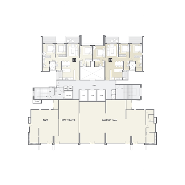 Explore 3 BHK flats in Pune for sale in Floor Plan 10